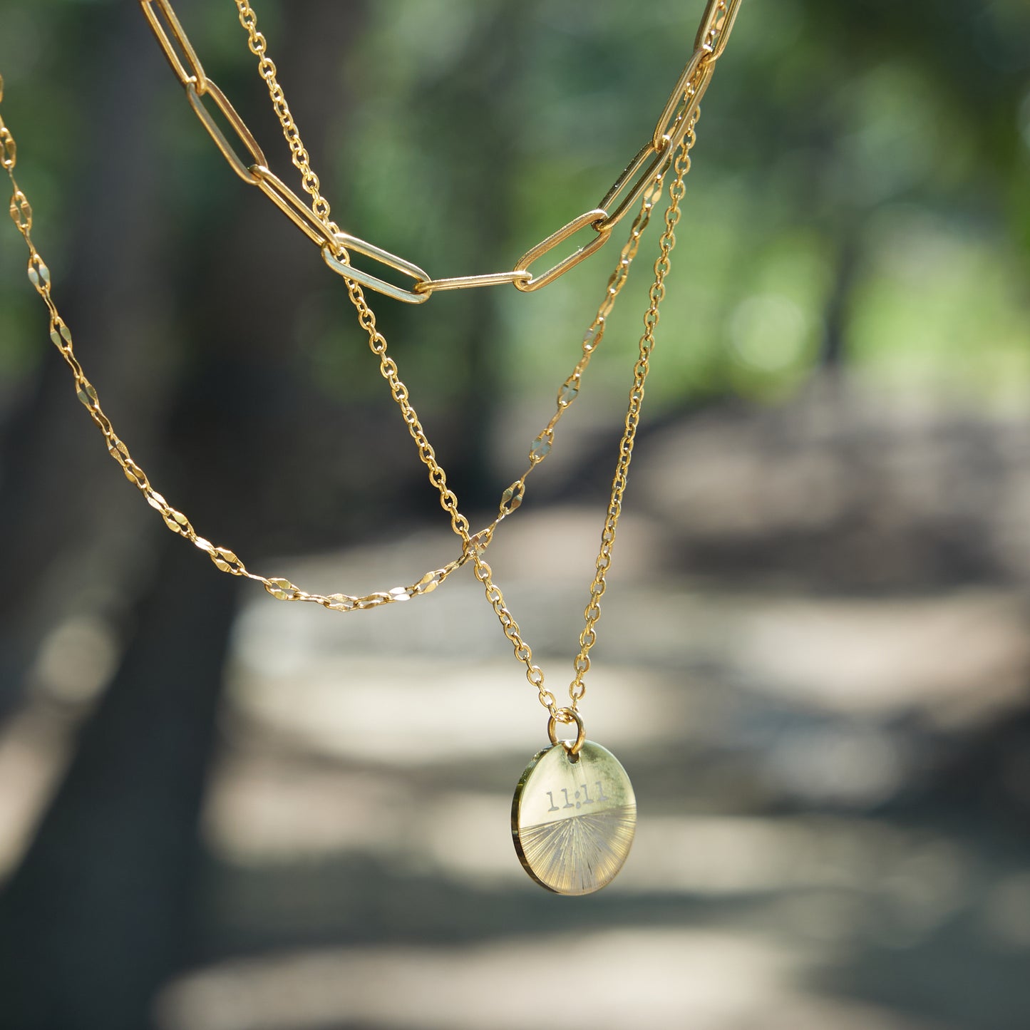 11:11 tarnish resistant necklace