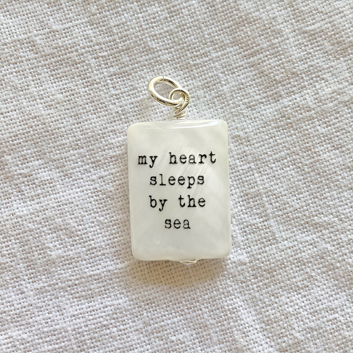 My heart sleeps by the sea