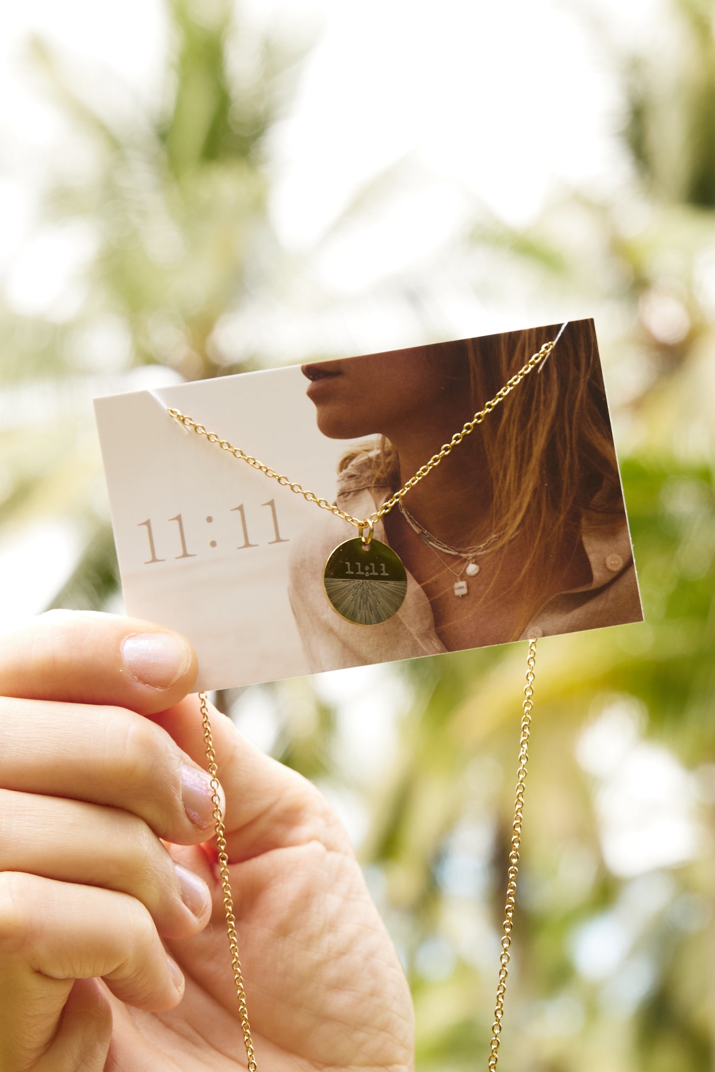 11:11 tarnish resistant necklace