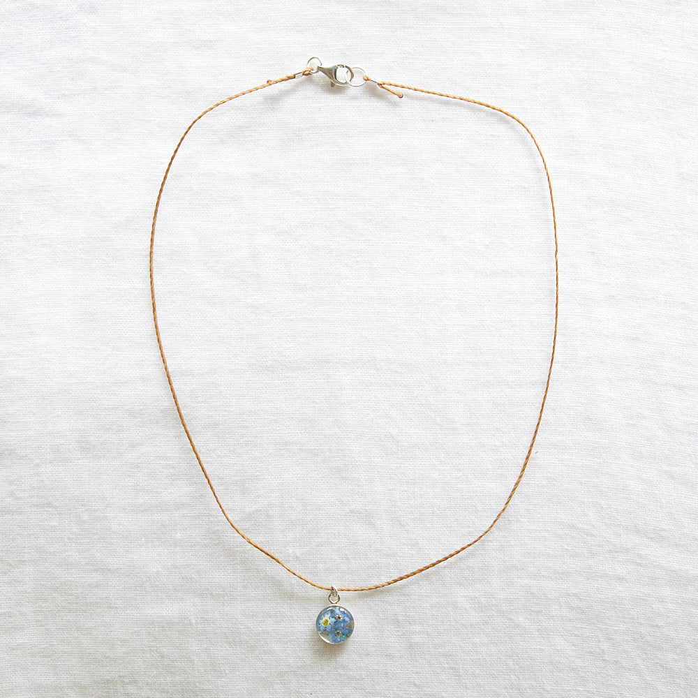 Forget-me-not necklace
