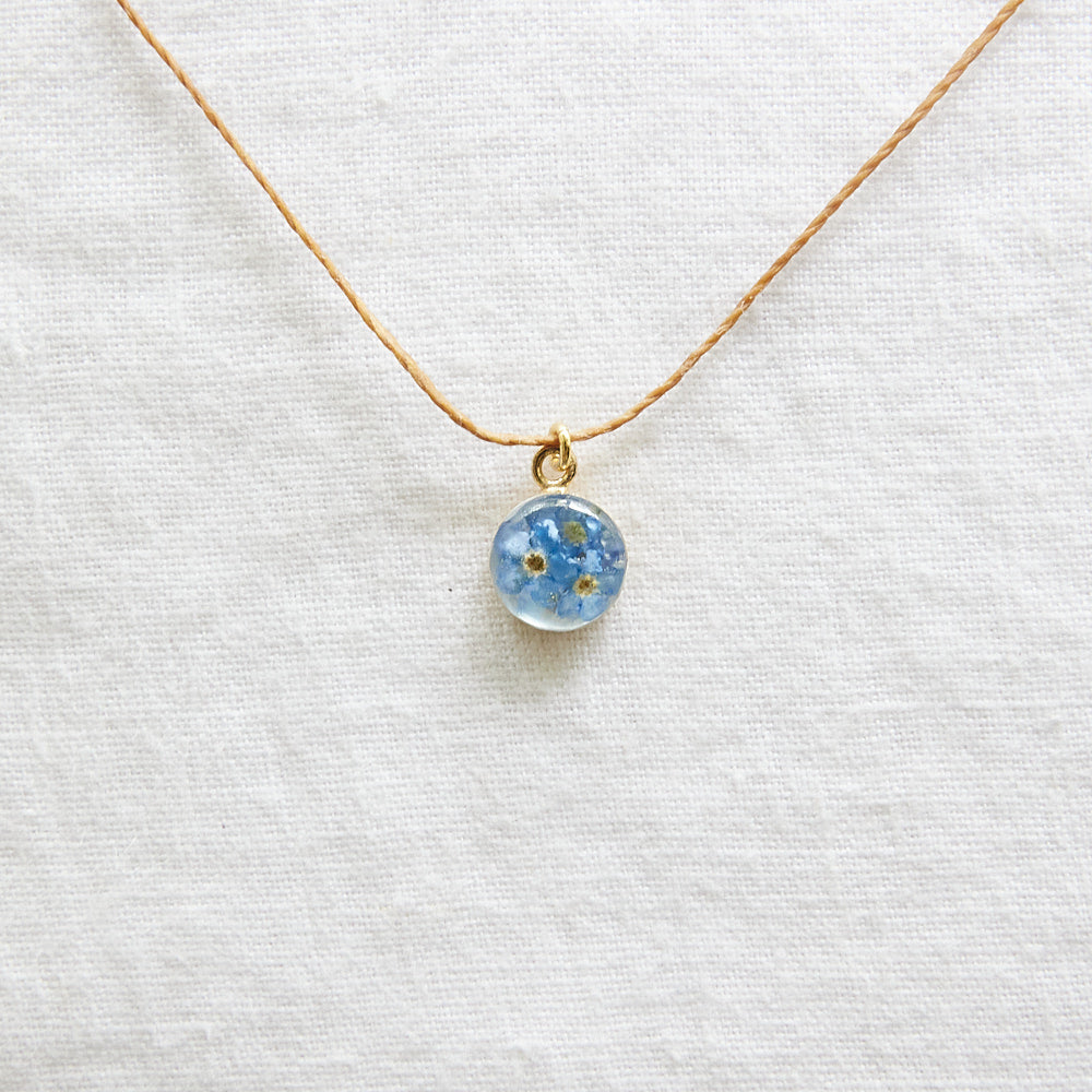 Forget-me-not necklace