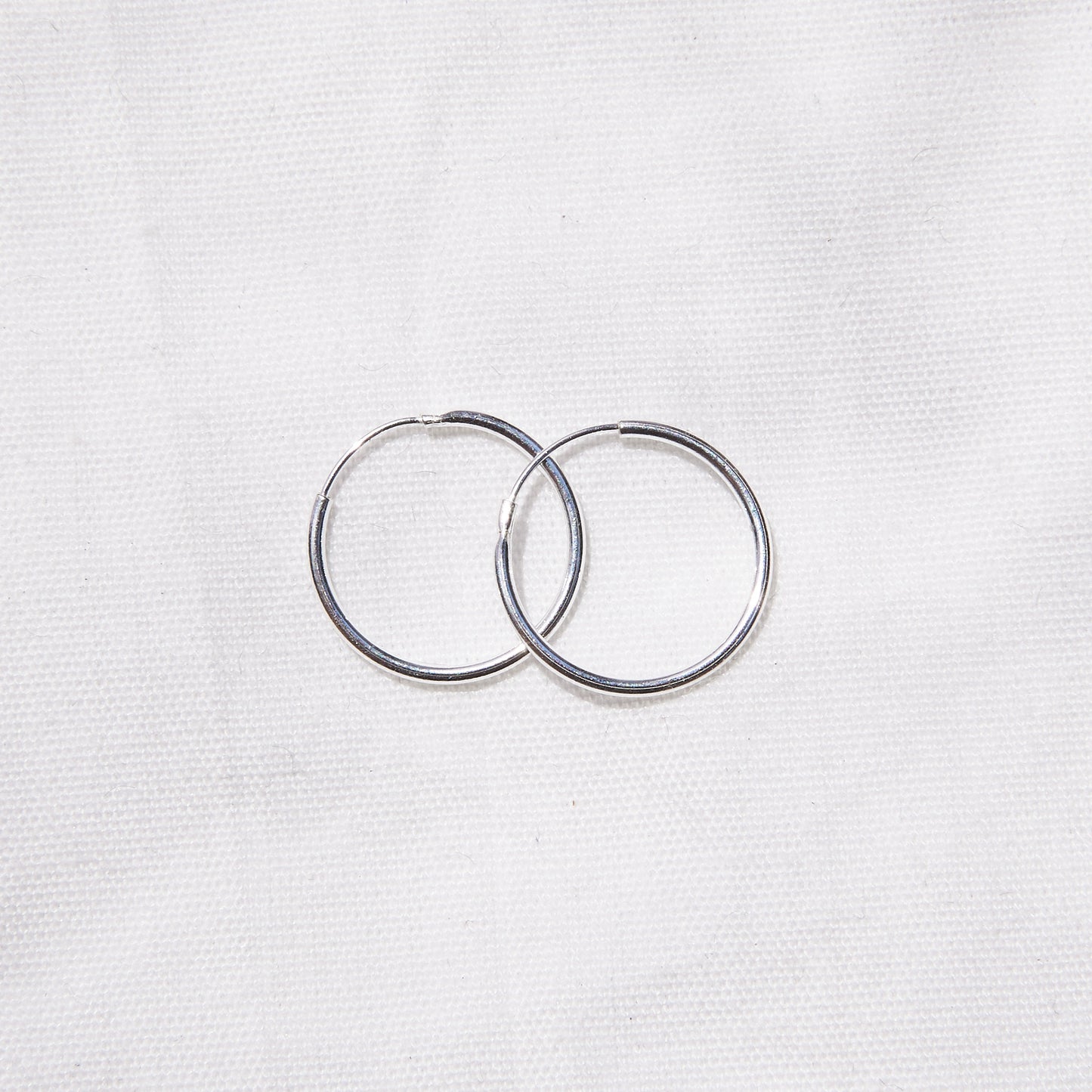 Créoles en argent sterling