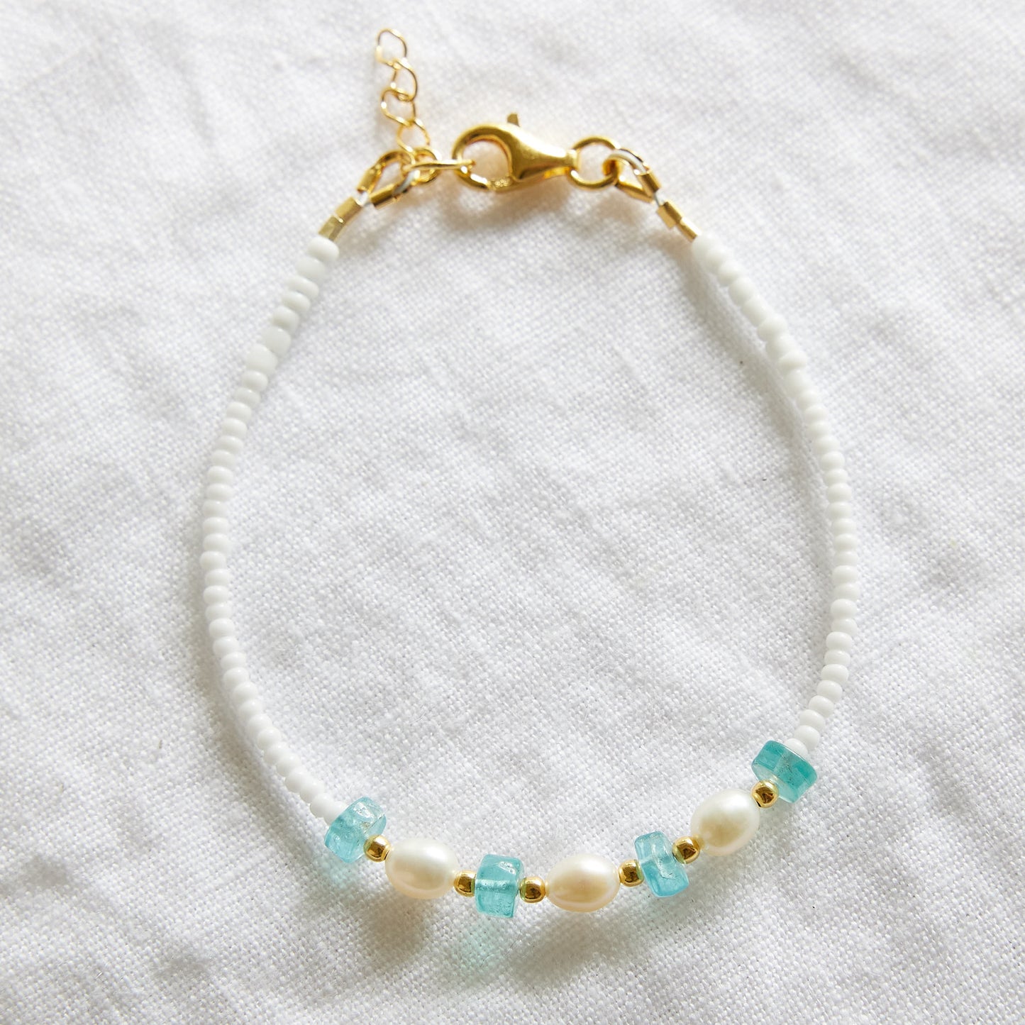 Bracelet en cristal d'apatite