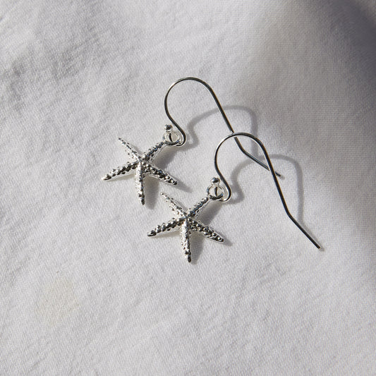 Starfish Hook wire earrings