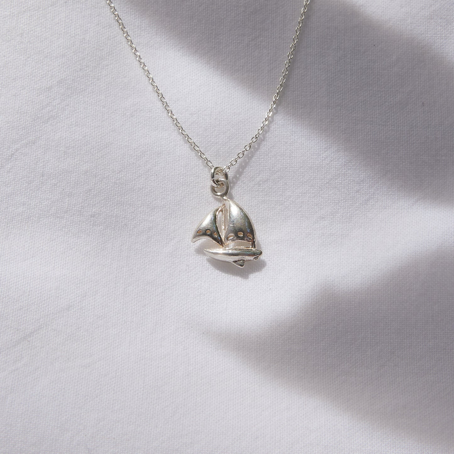 Sailboat Necklace Sterling silver