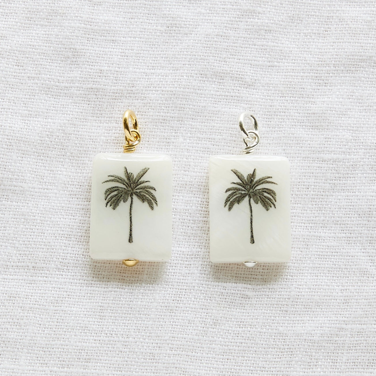 Pendentif silhouette palmier