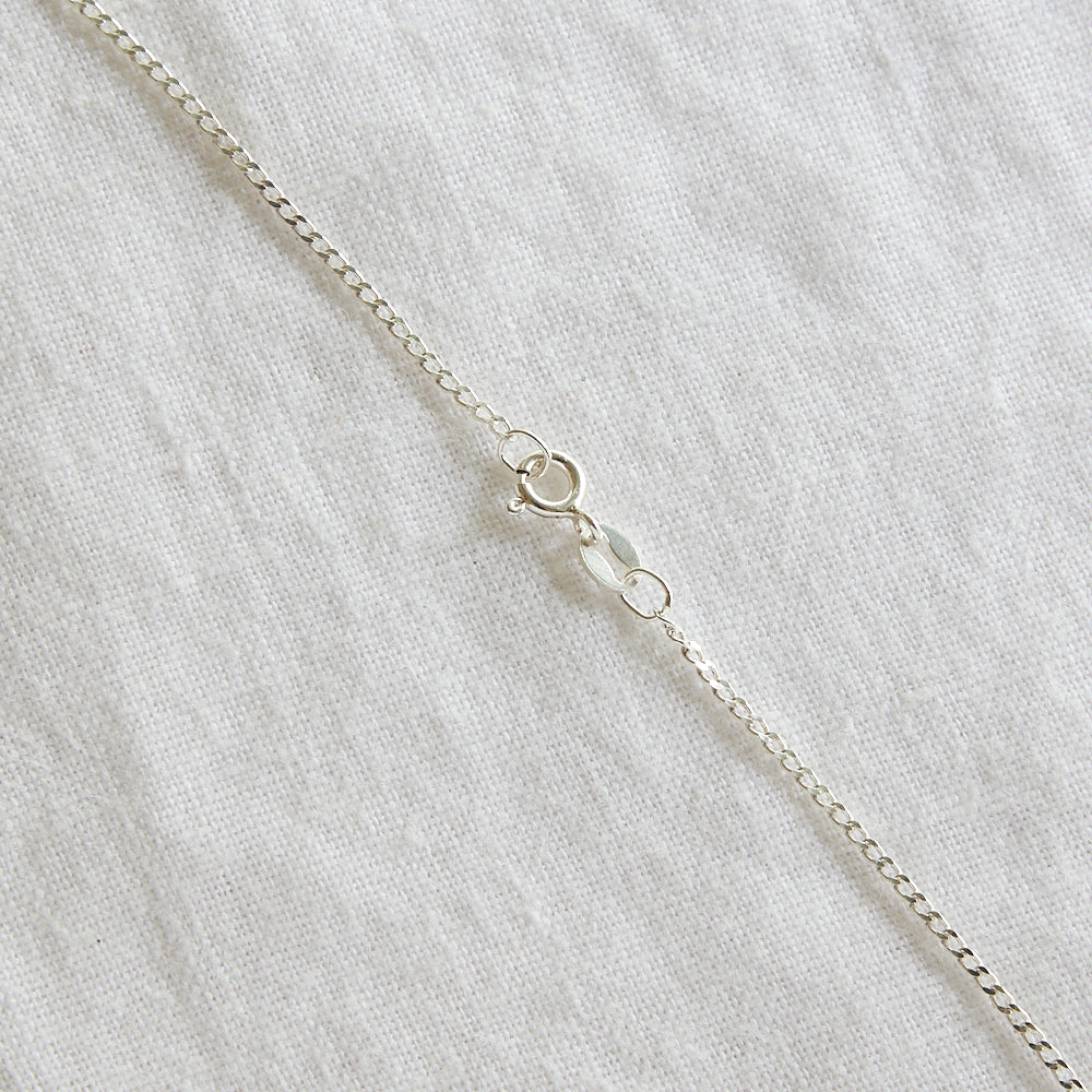 Heart necklace sterling silver