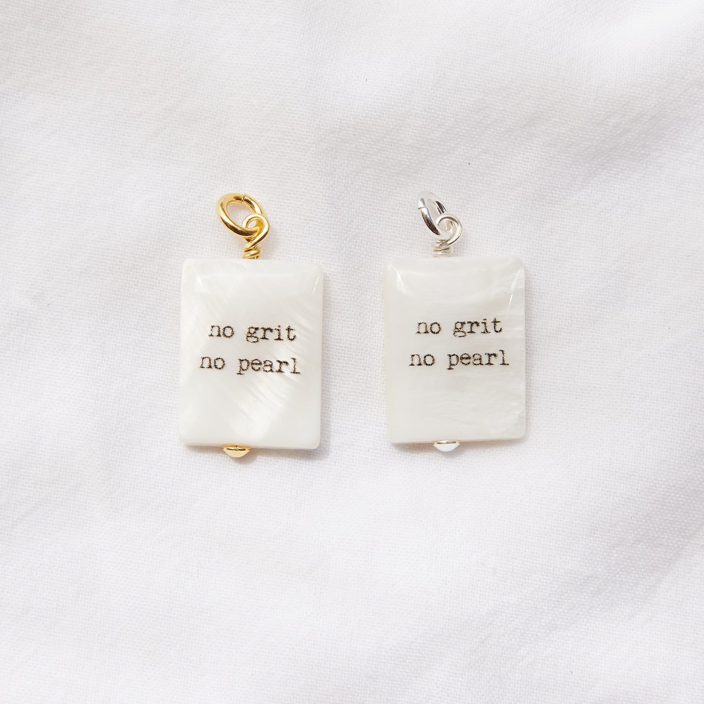 Pas de grain pas de pendentif perle