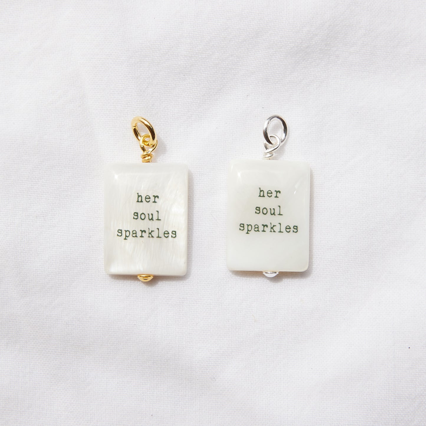 Her soul sparkles pendant