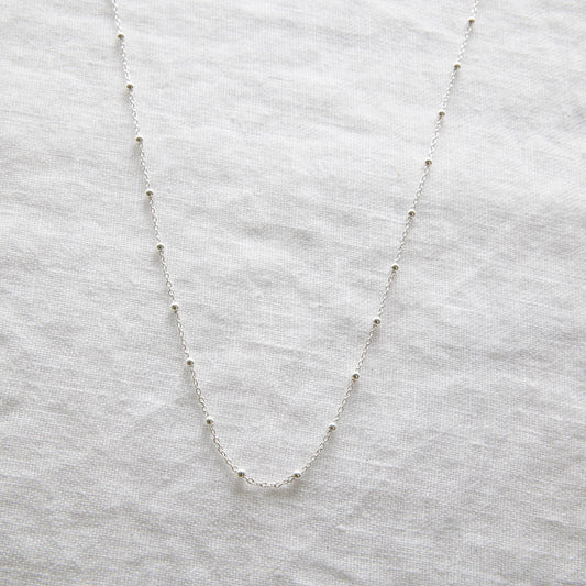 Chaîne boule en argent sterling