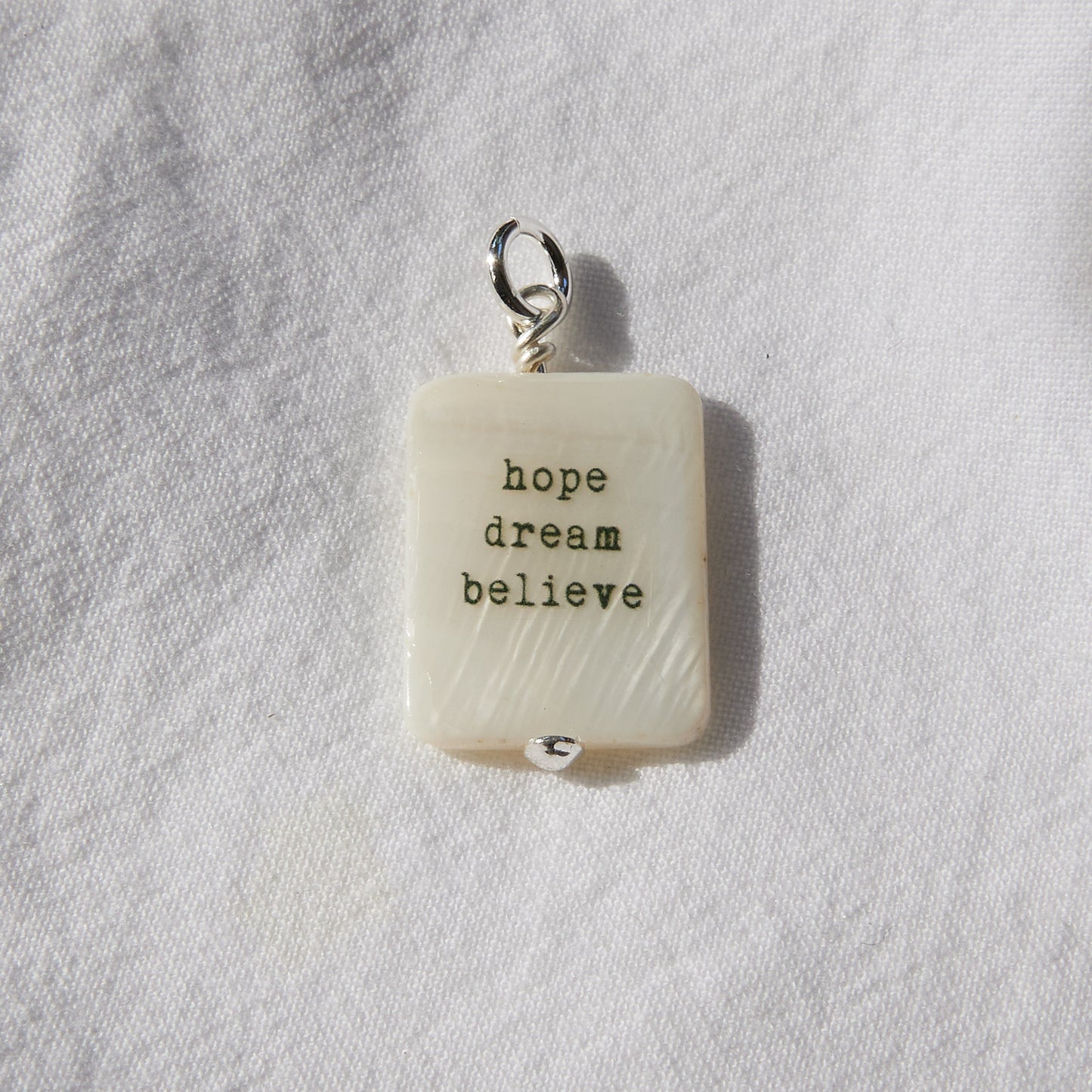 Espoir rêve croire pendentif