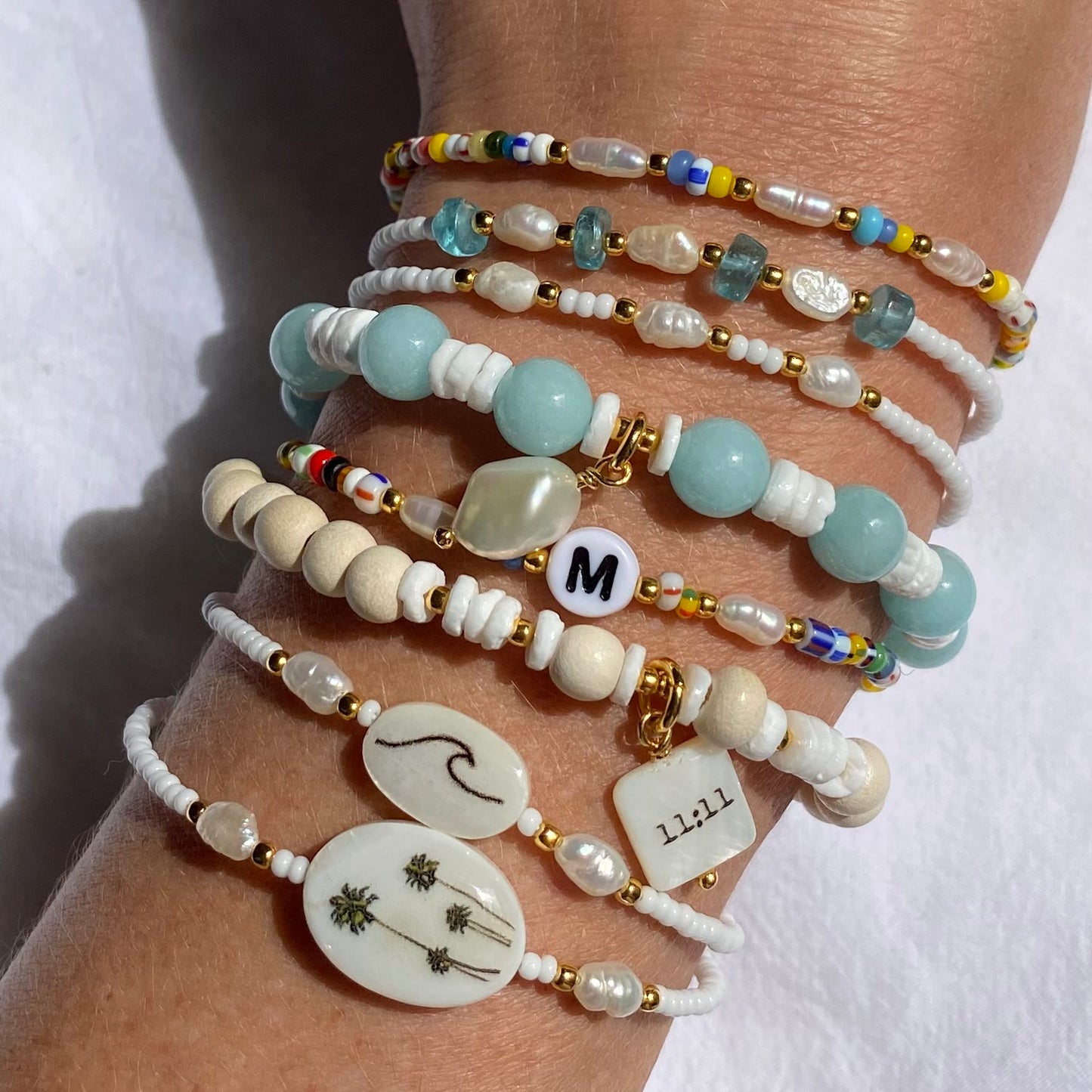 Personalised Bracelet with Freshwater Pearls