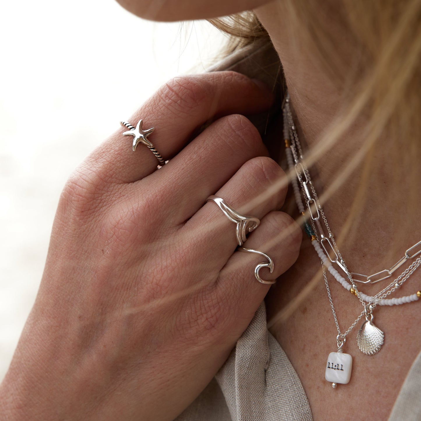 11:11 Necklace Sterling Silver