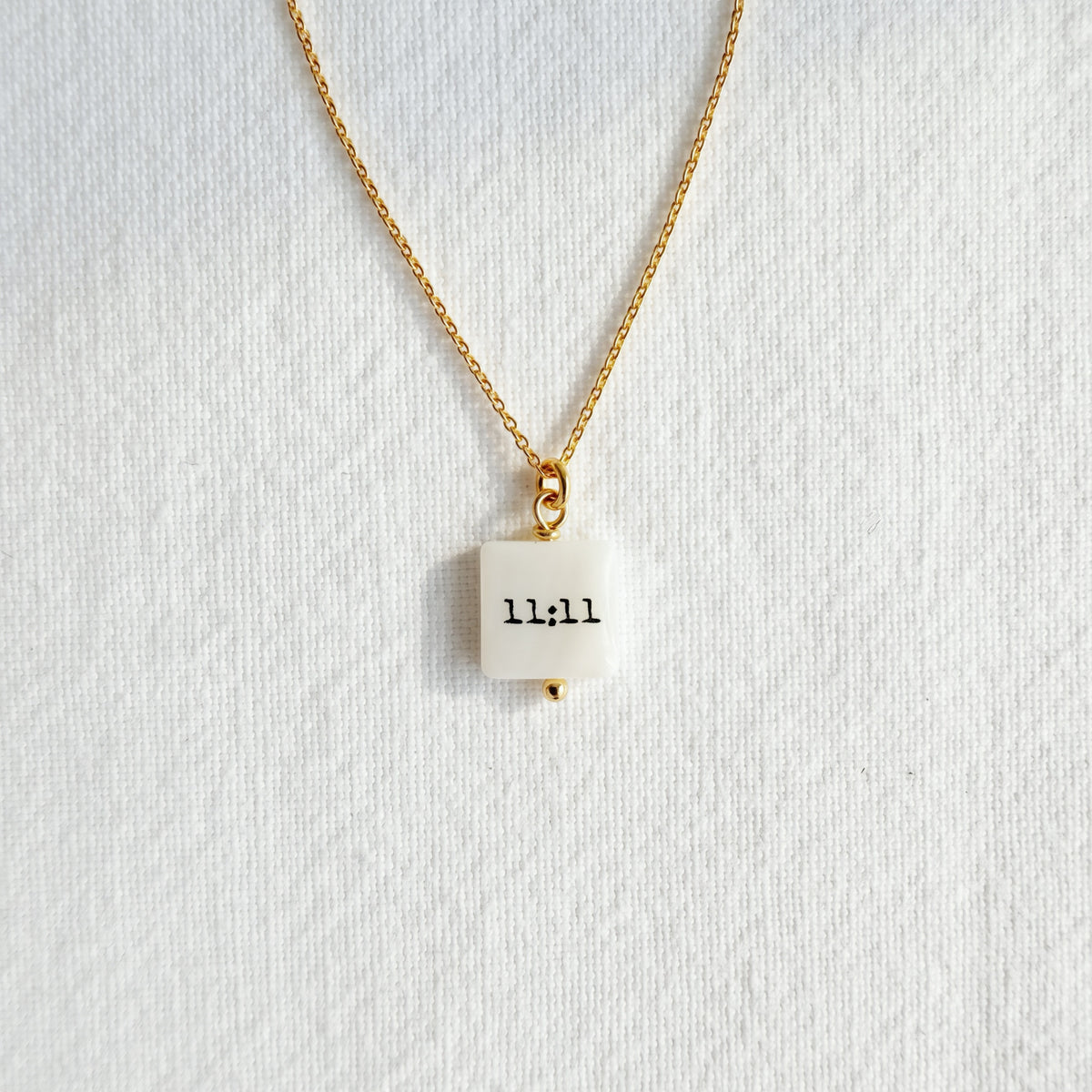 11:11 Necklace 24k Gold Plated Sterling Silver