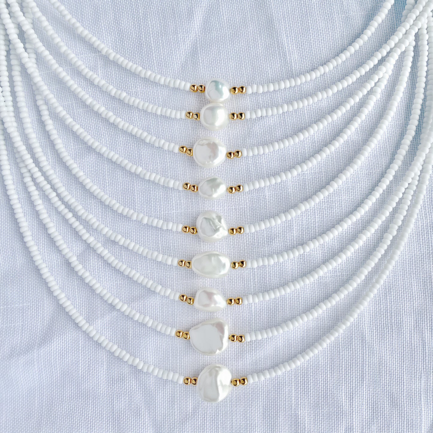 Keshi Pearl Necklace