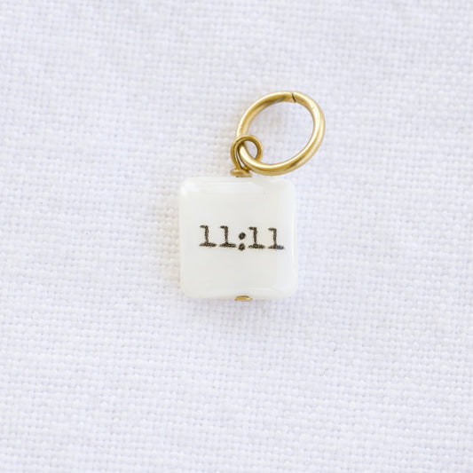 11:11 18k gold plated pendant