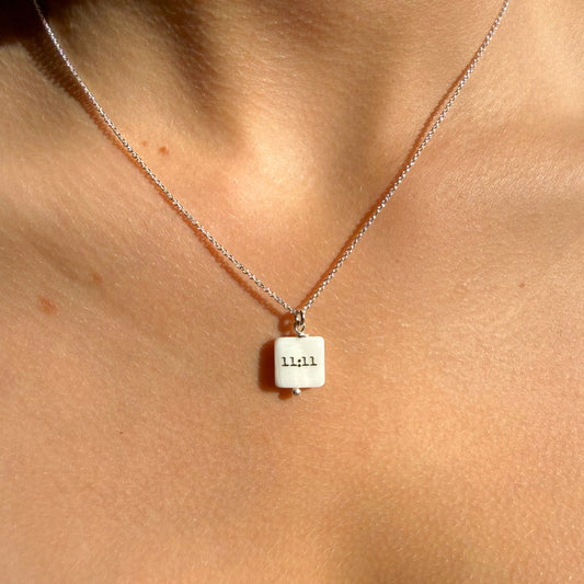 11:11 Necklace Sterling Silver