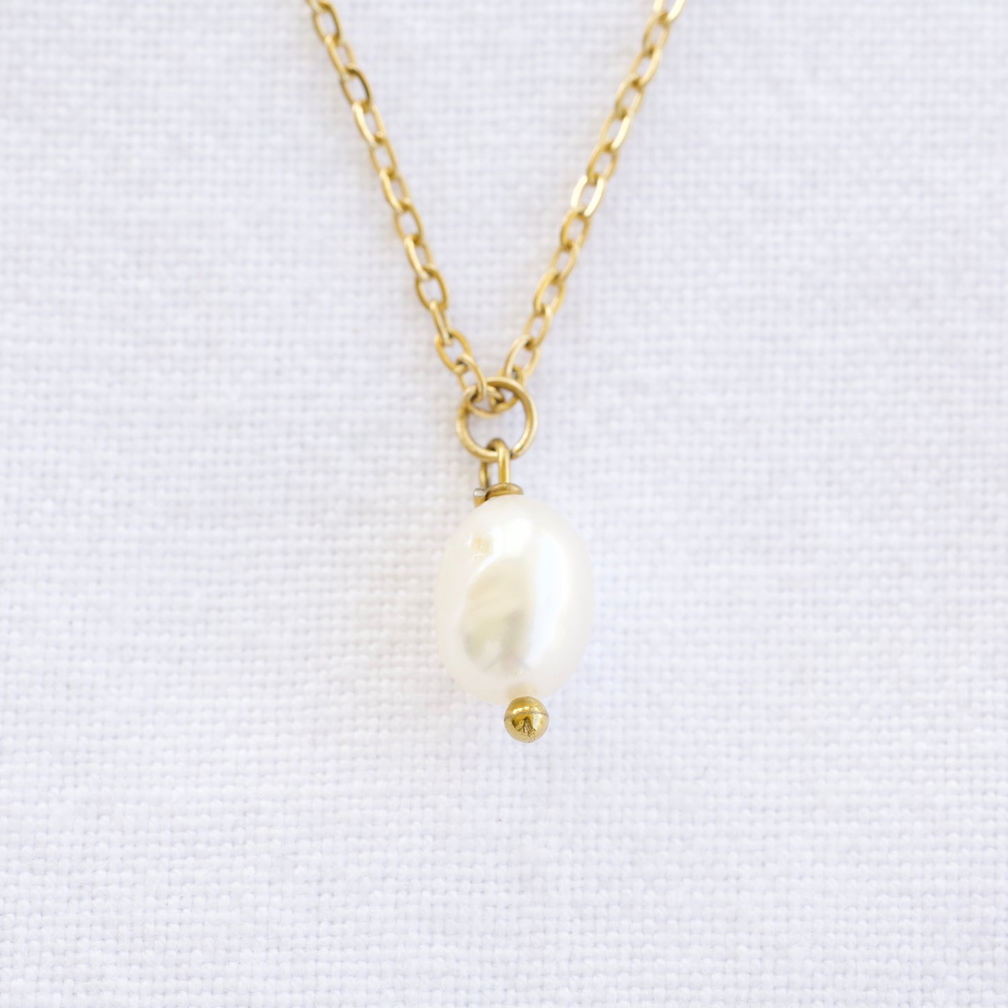 Freshwater Pearl Gold Plated Necklace