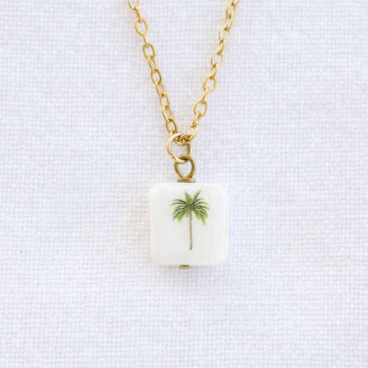 California Palm Gold Plated Necklace
