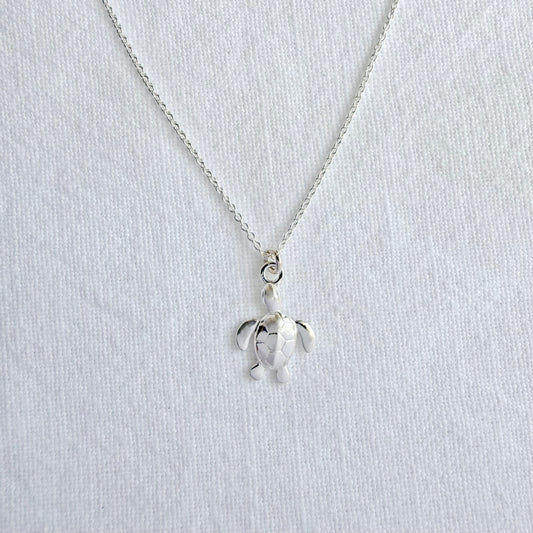 Collier tortue en argent sterling