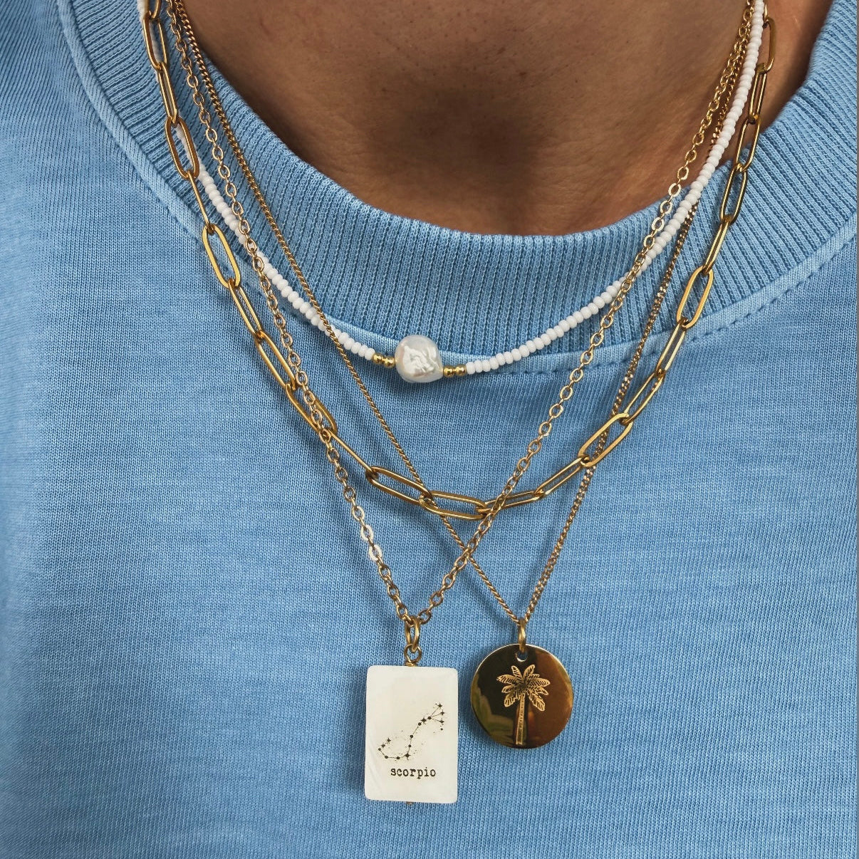 Zodiac 18k Gold plated Necklace