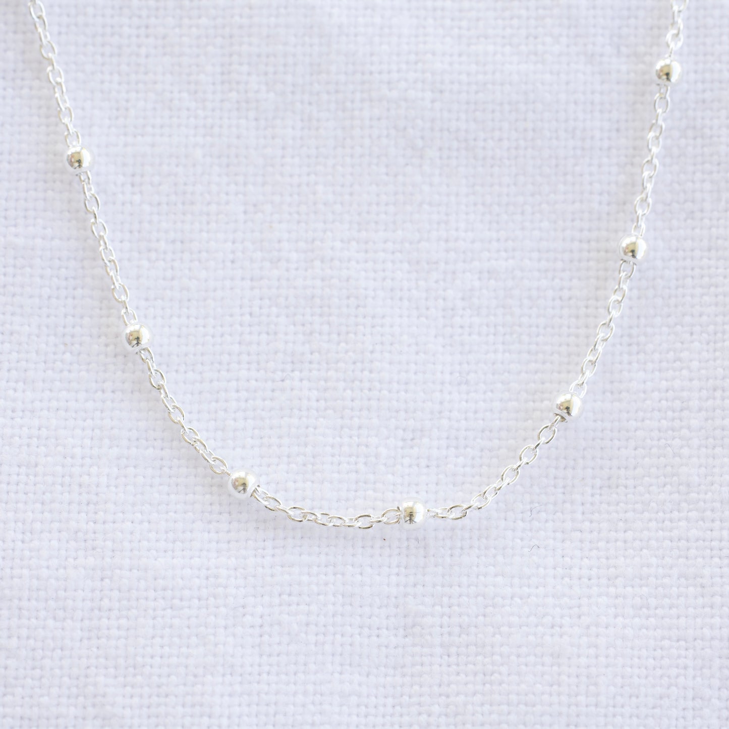 Chaîne boule en argent sterling