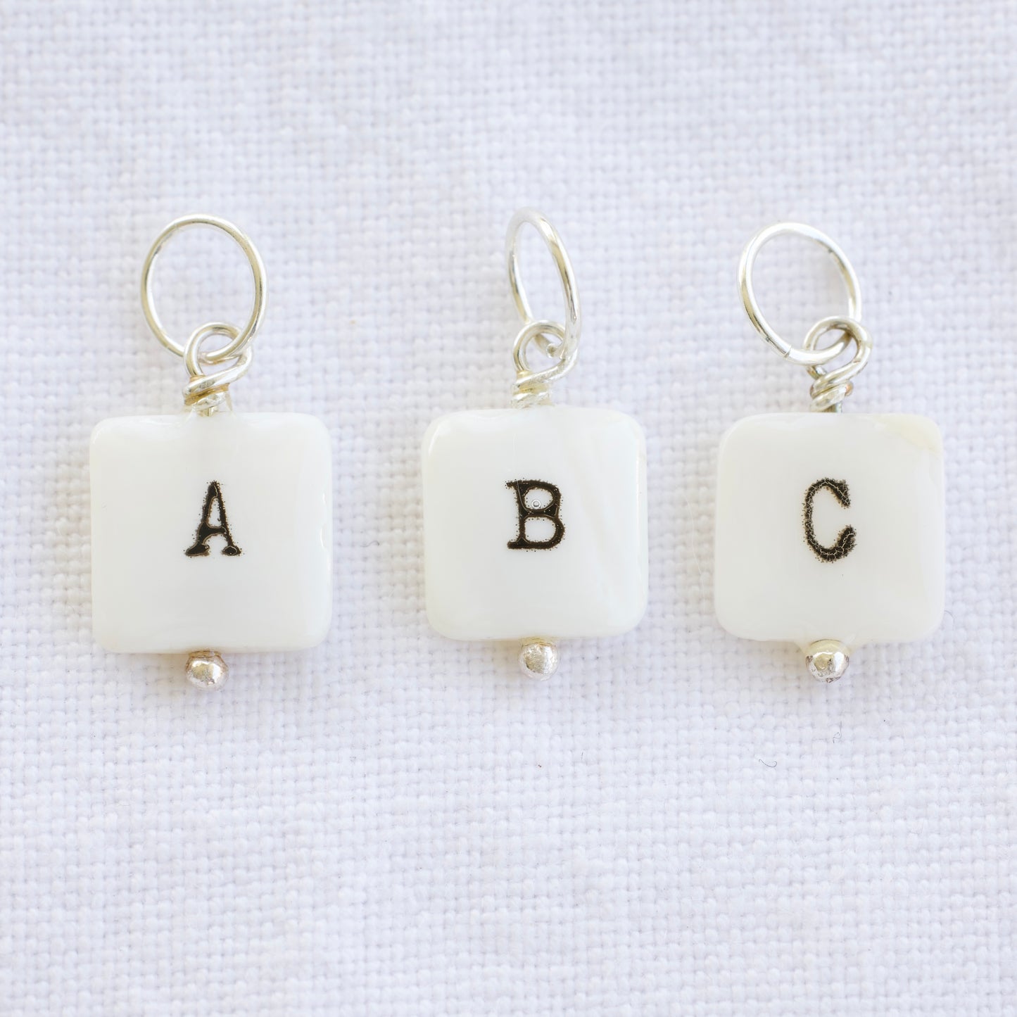 Petite Letter Pendant sterling silver