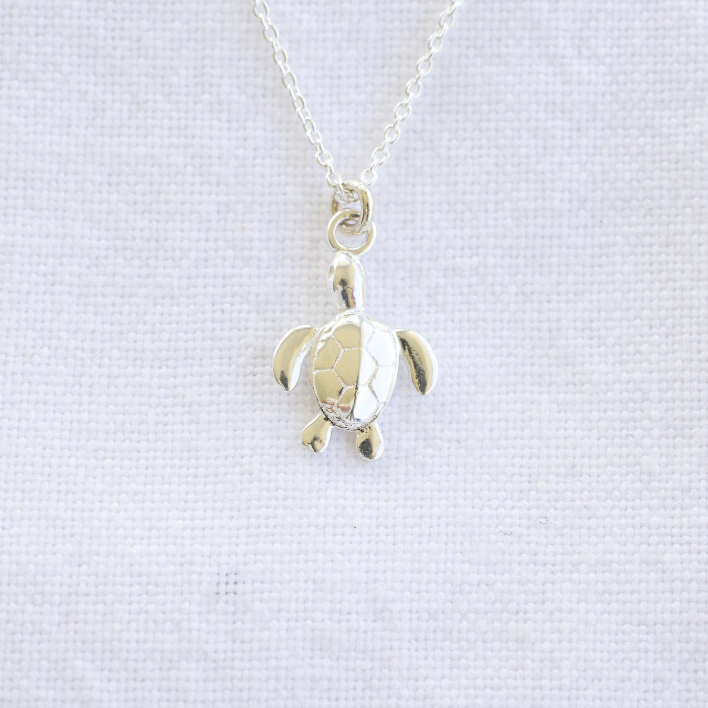 Collier tortue en argent sterling