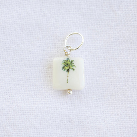 Palm Tree pendant square