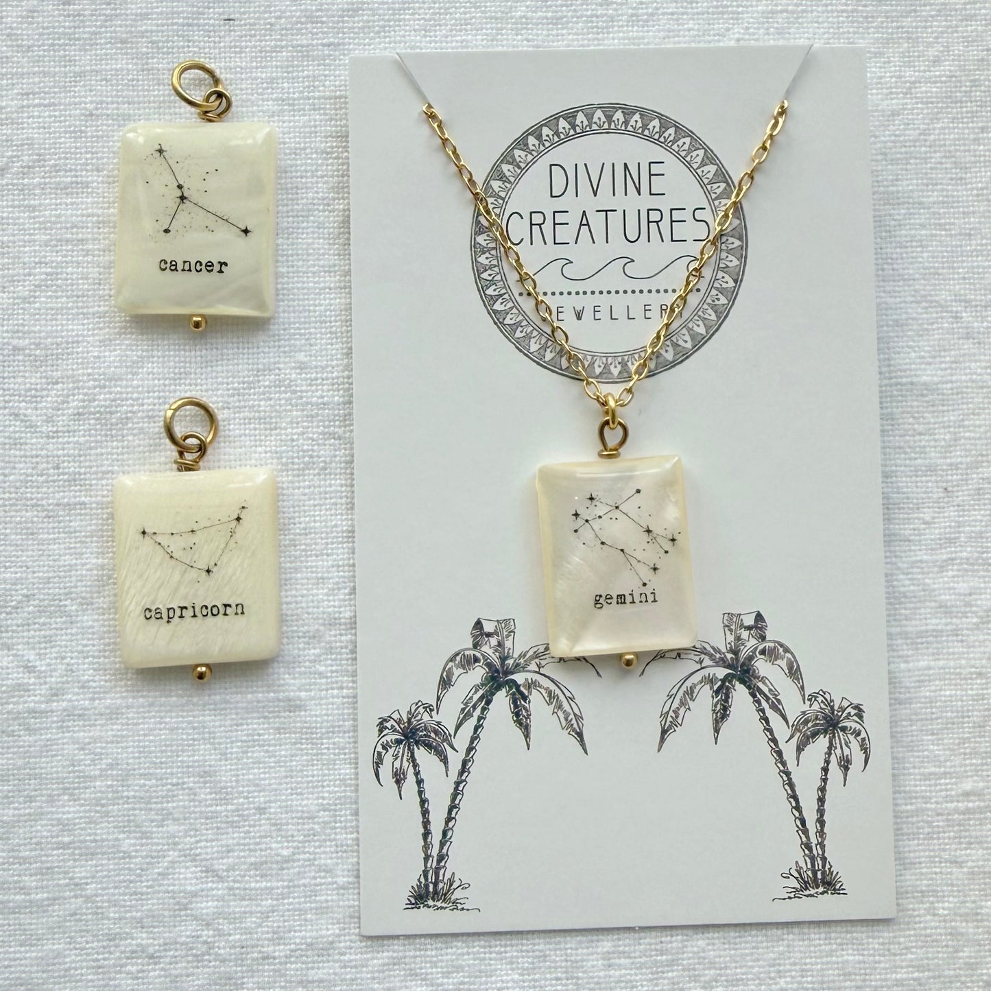Zodiac 18k Gold plated Necklace