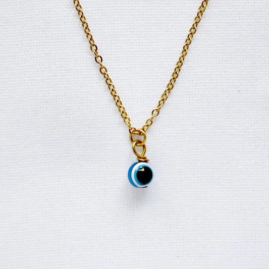 Evil eye waterproof necklace