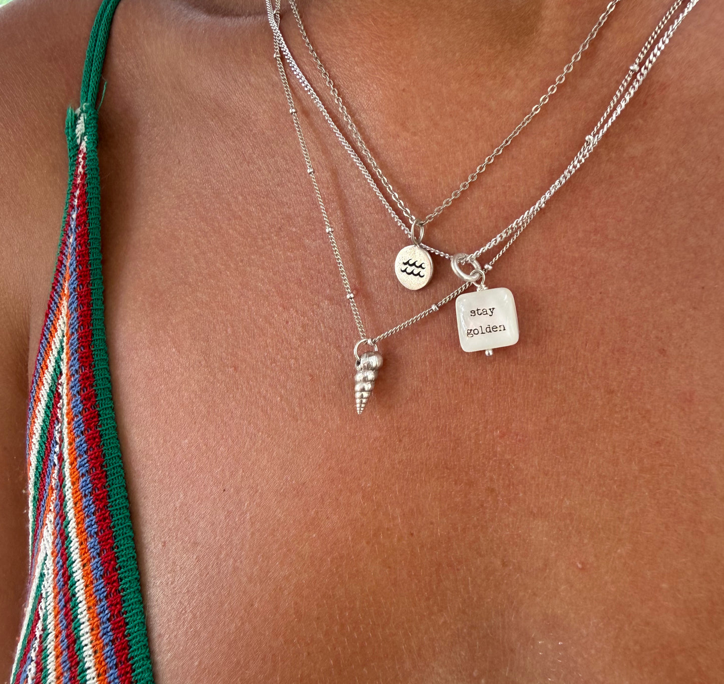 Pendentif Stay Doré