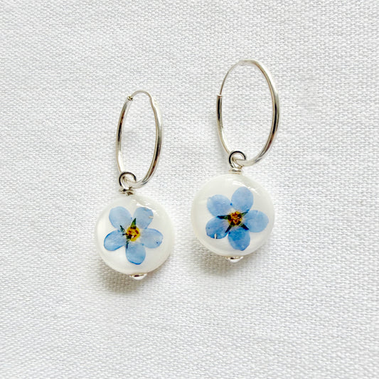 Forget-me-not hoops