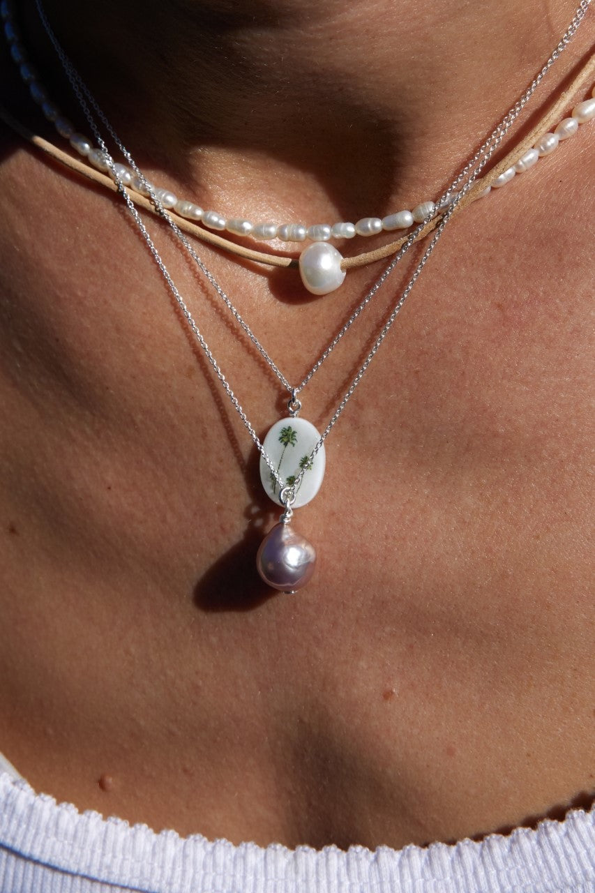 Collier Palmiers en argent sterling