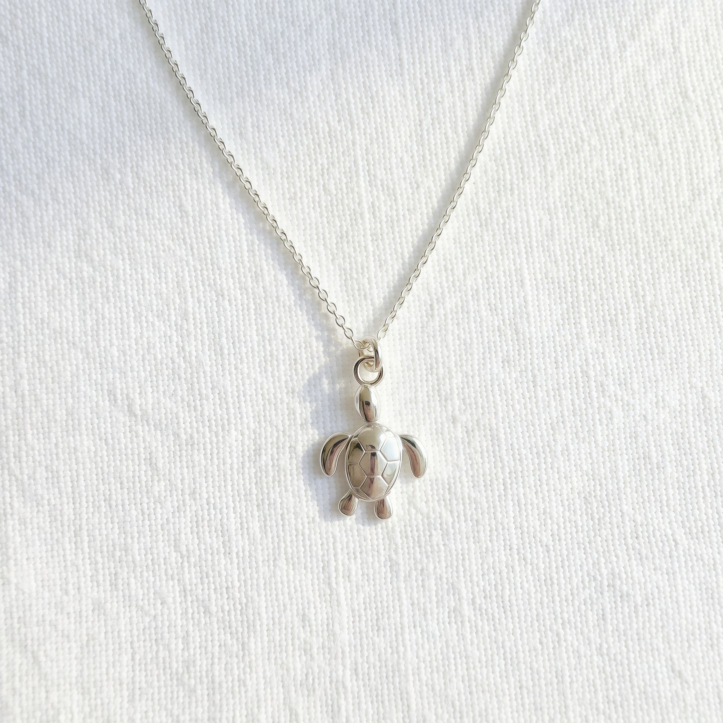 Collier tortue en argent sterling