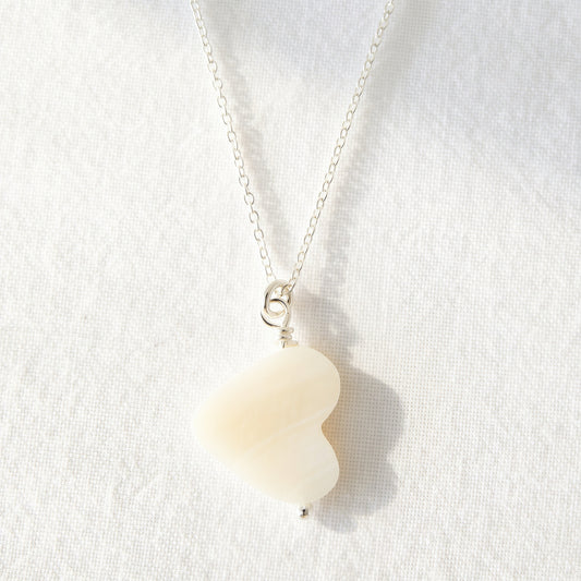Heart necklace sterling silver