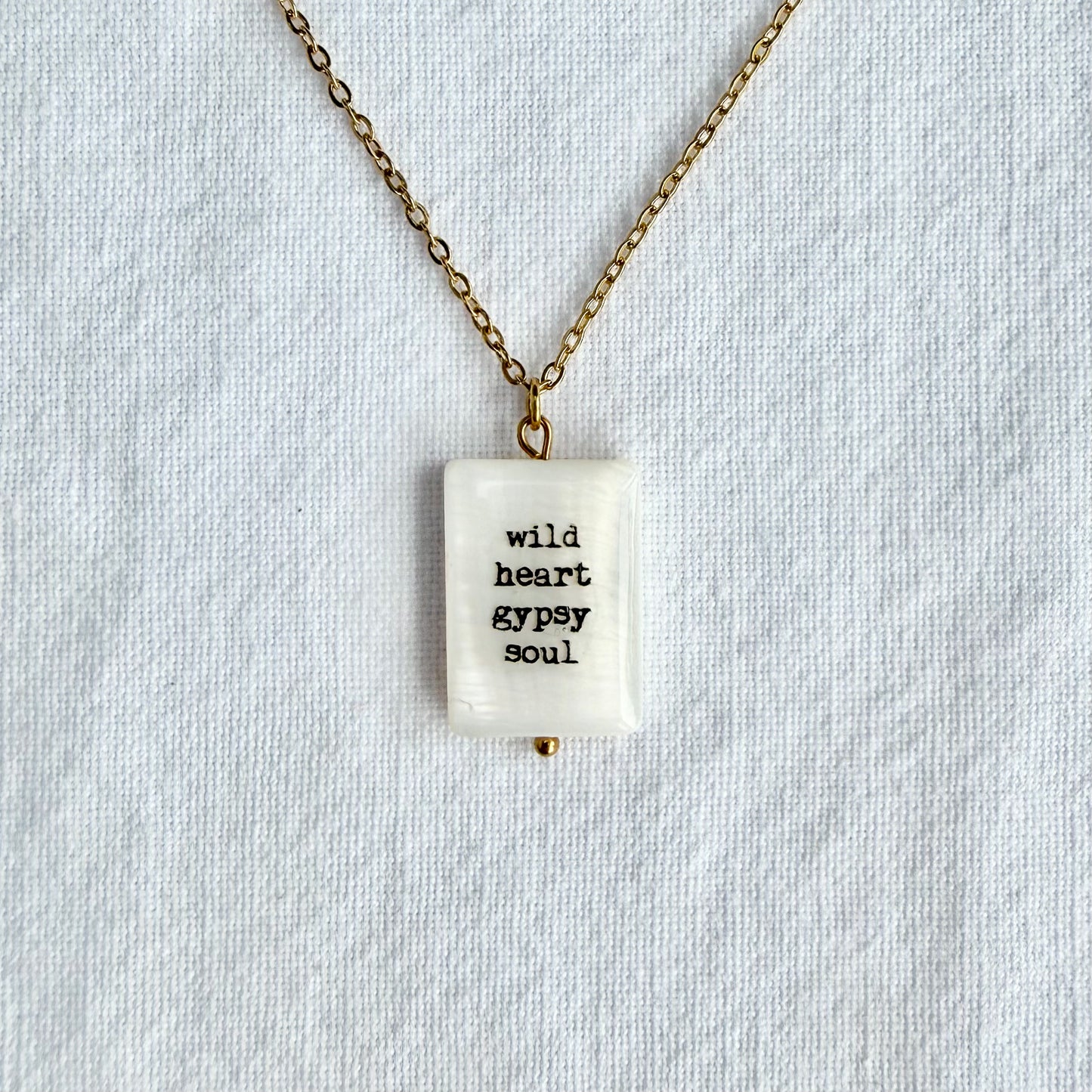 Wild Heart Gypsy Soul 18K Gold Necklace