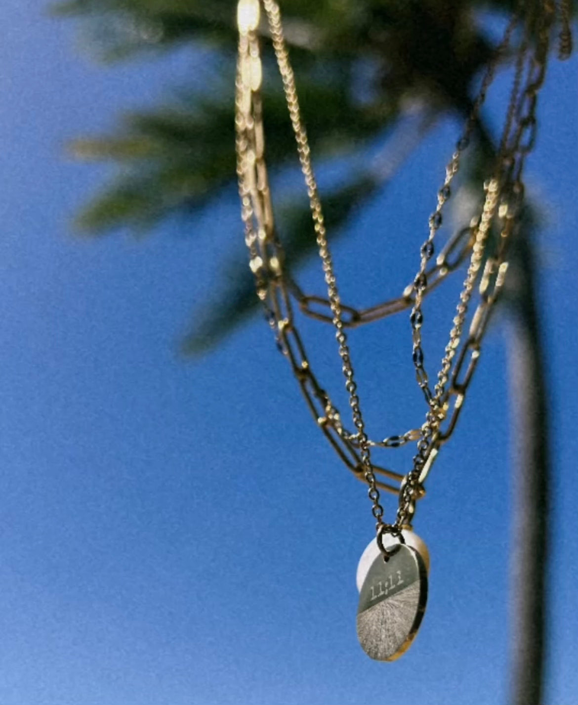 11:11 Pendant 18k Gold plated