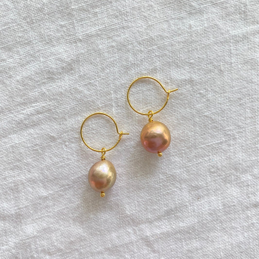 Japanese Kasumi pearl earrings