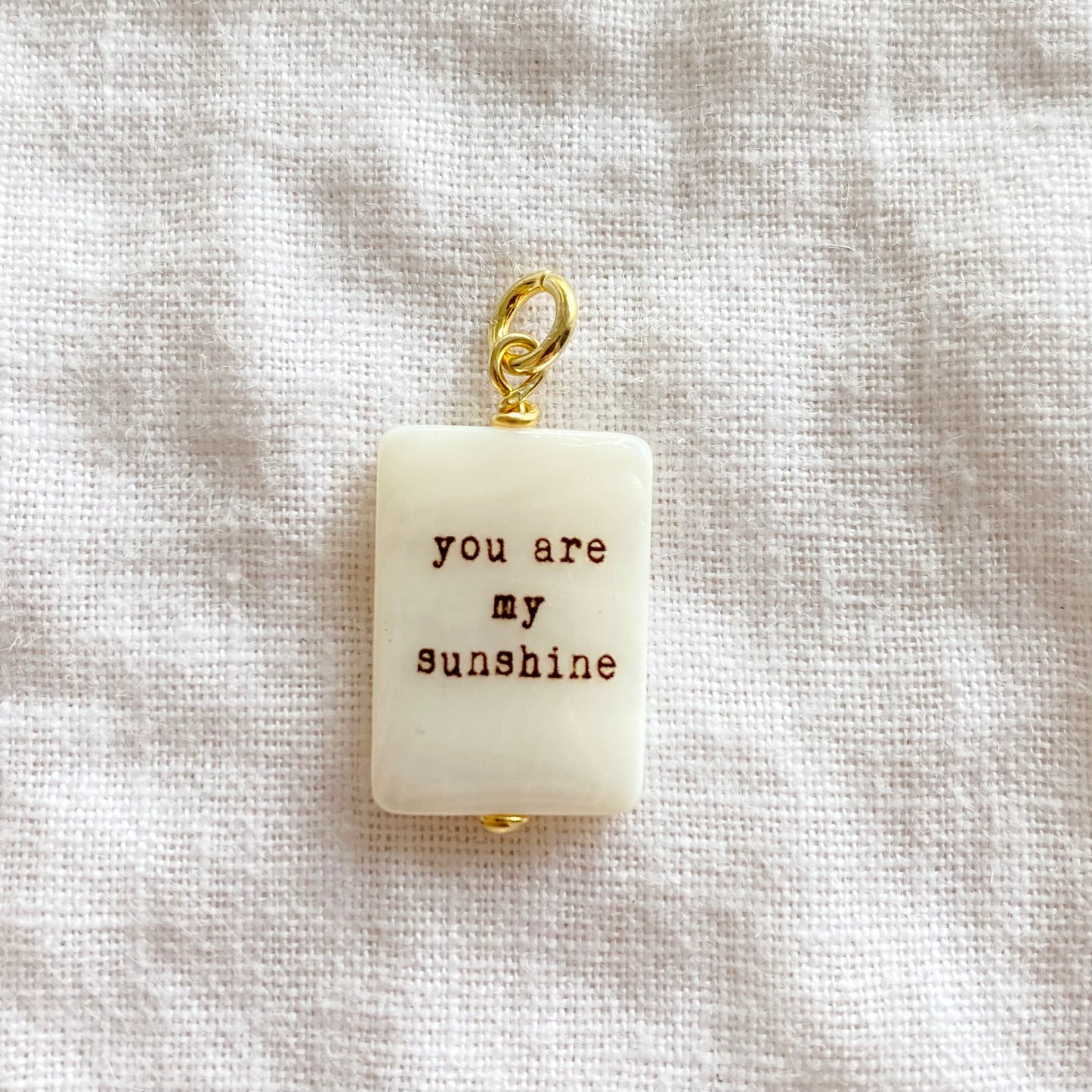 You are my sunshine pendant